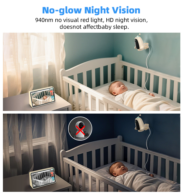 7inch Touch Screen Baby Heartbeat Breathing Monitor - Image 7