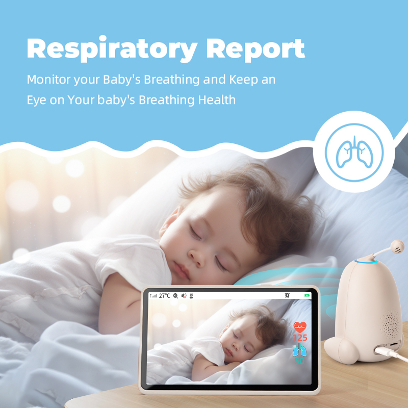 7inch Touch Screen Baby Heartbeat Breathing Monitor - Image 4