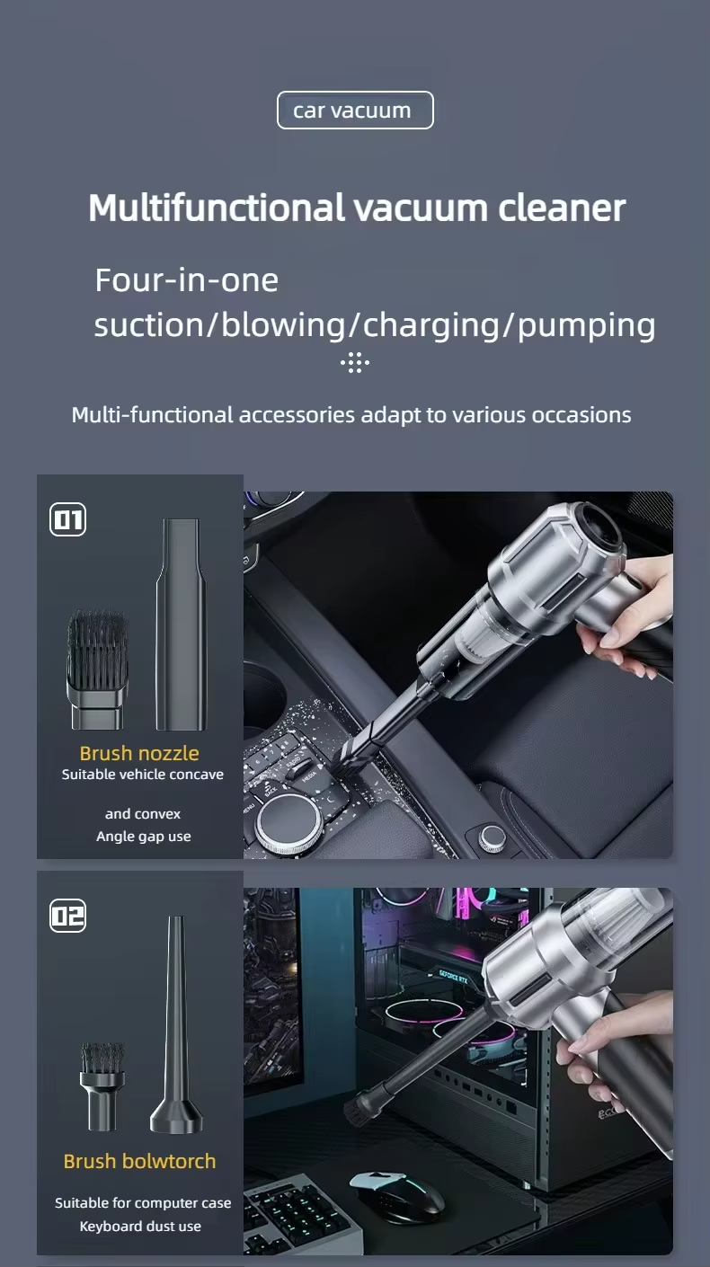 100W 16000pa Portable Car Vacuum Cleaner - Image 5