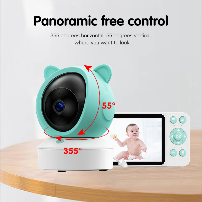 5 Inch Wifi Smart Baby Monitor with Tuya App - Image 6