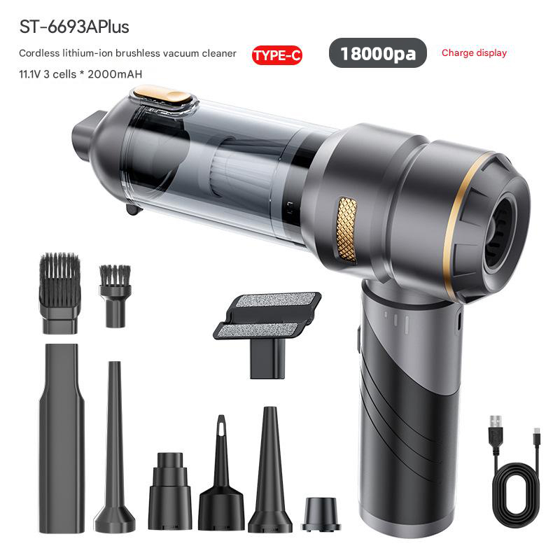 18000pa Brushless Motor Portable Cordless HandHeld Vacuum Cleaner for Car - Image 6