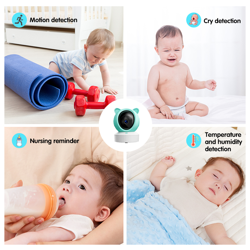 5 Inch Wifi Smart Baby Monitor with Tuya App - Image 4
