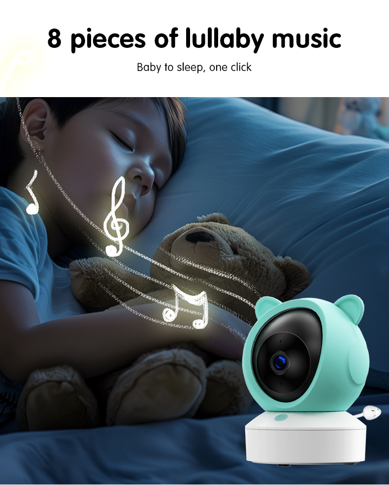 5 Inch Wifi Smart Baby Monitor with Tuya App - Image 3