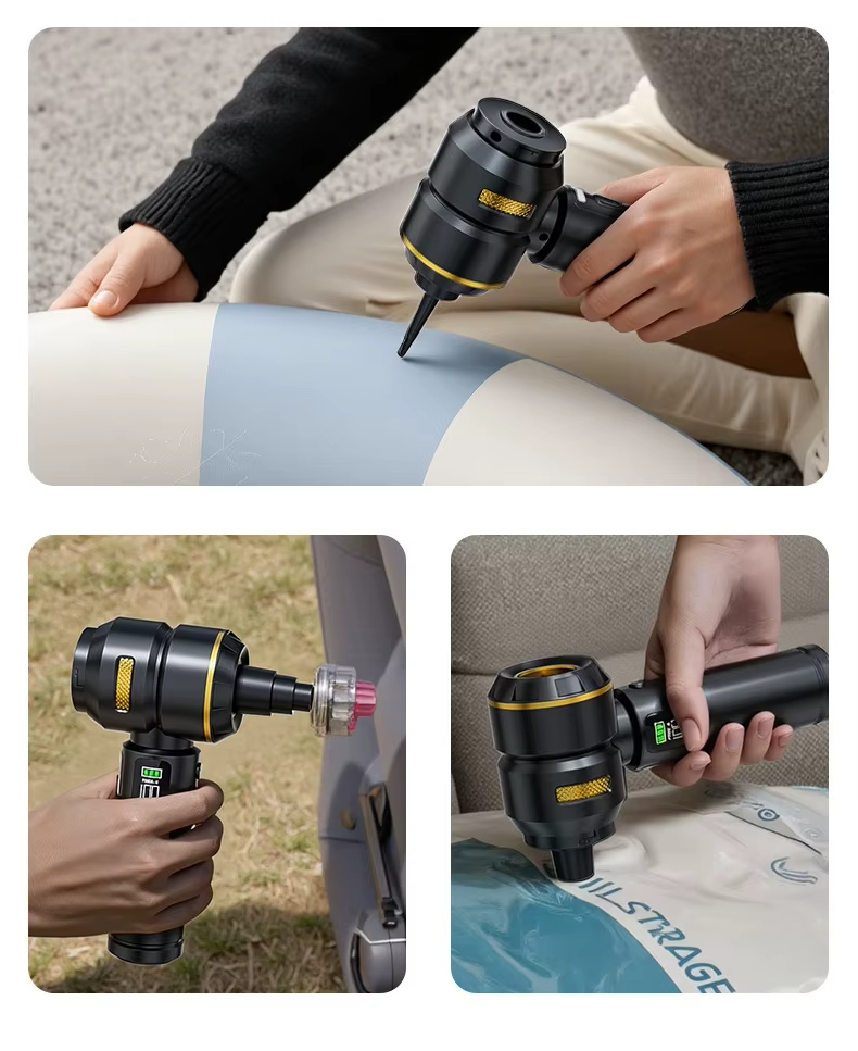 High Power 17000Pa Cordless Handheld Vacuum Cleaner Air Duster Portable Rechargeable Car Vacuum Cleaner with LED Display - Image 5