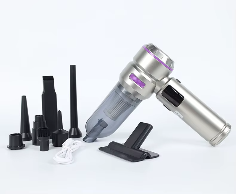 High Power 17000Pa Cordless Handheld Vacuum Cleaner Air Duster Portable Rechargeable Car Vacuum Cleaner with LED Display - Image 11