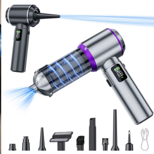 Car Vacuum Cleaner High Suction Power 17000PA Brushless Motor Portable Home Cordless Handheld Vacuum Cleaner for Car