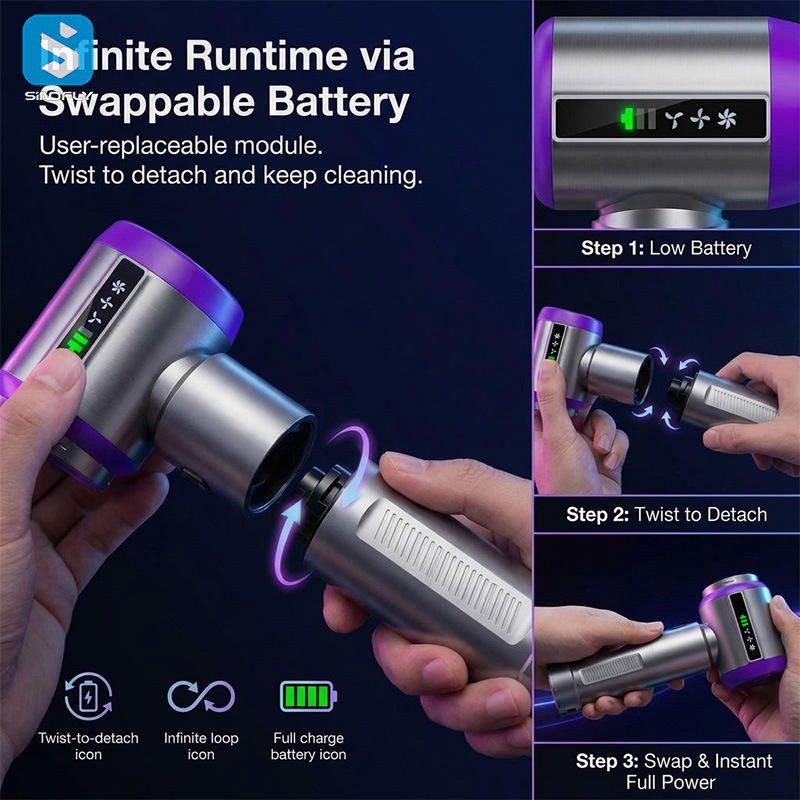 17000Pa Brushless Motor Mini Portable Handheld Vacuum Cleaner for Car - Image 6
