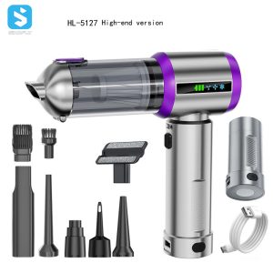 17000pa Strong Suction Car Vacuum Cleaner with Independent Light