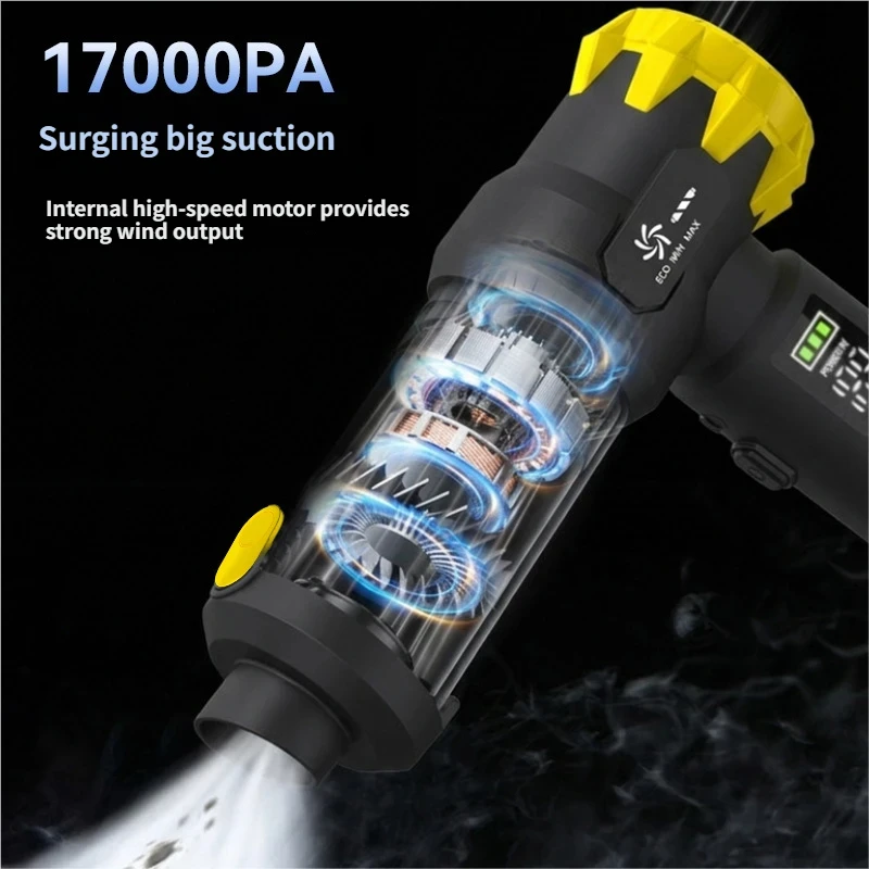 High Power 17000Pa Aspirator for Car Clean Cordless Handheld Vacuum Cleaner - Image 6