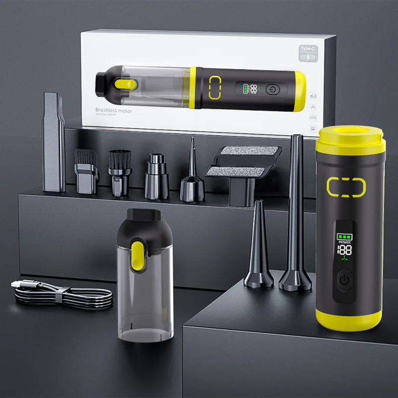 120W High Power Portable Handheld Multifunctional 17000pa Car Vacuum Cleaner - Image 6