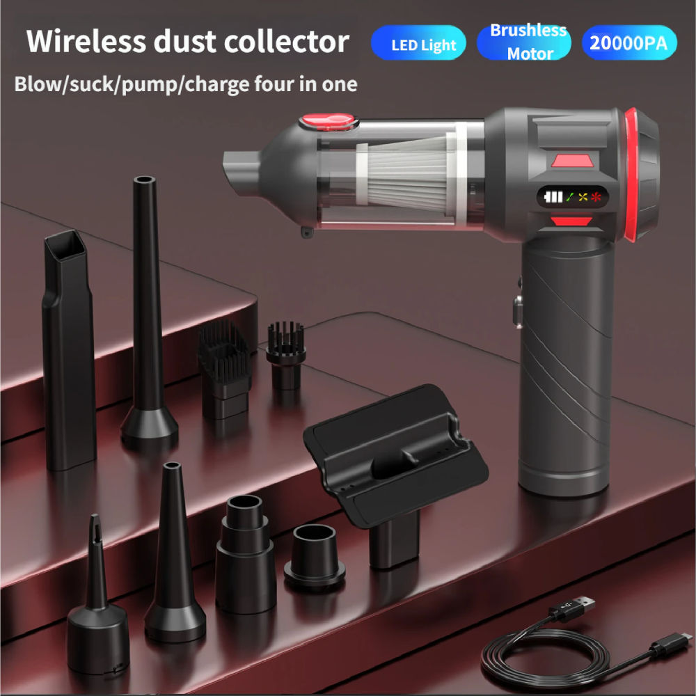 20000pa Brushless Motor Portable Cordless Home Car Vacuum Cleaner - Image 7