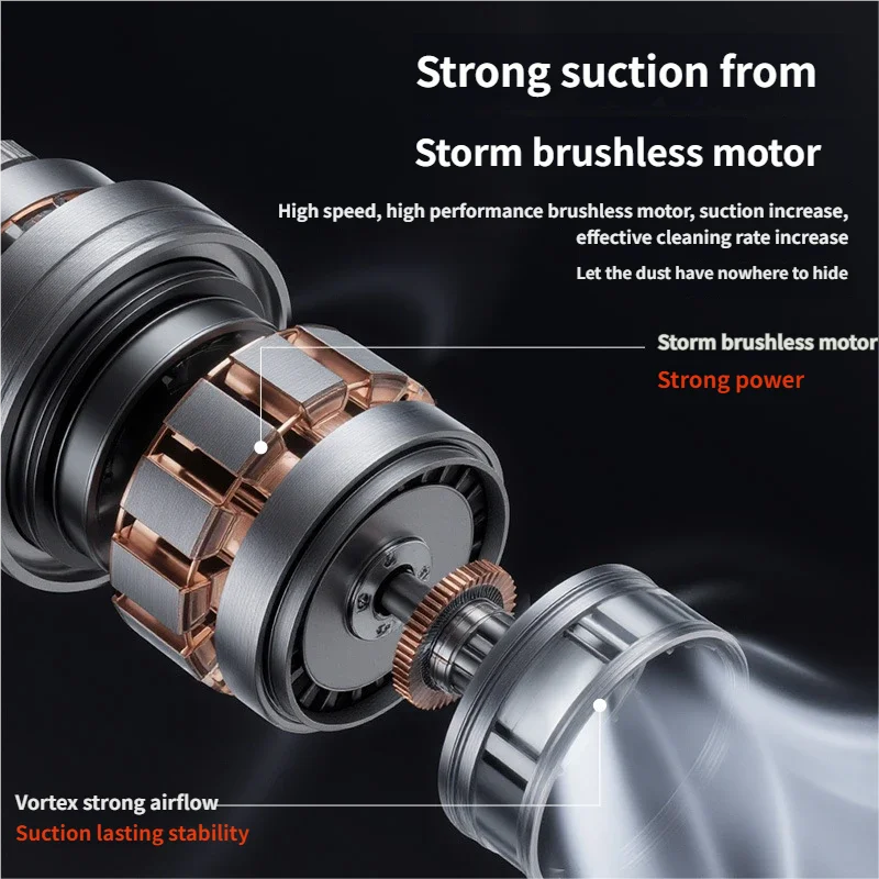 16000PA Strong Suction Power Vacuum Cleaner for Car - Image 4