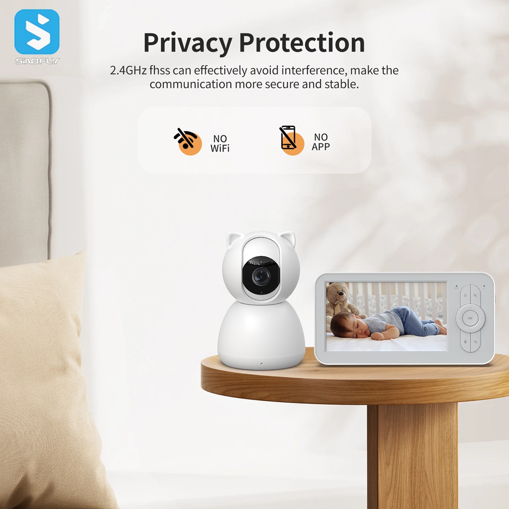 Privacy Guaranteed Smart Detection Quick Notification Alert Baby Monitor - Image 8