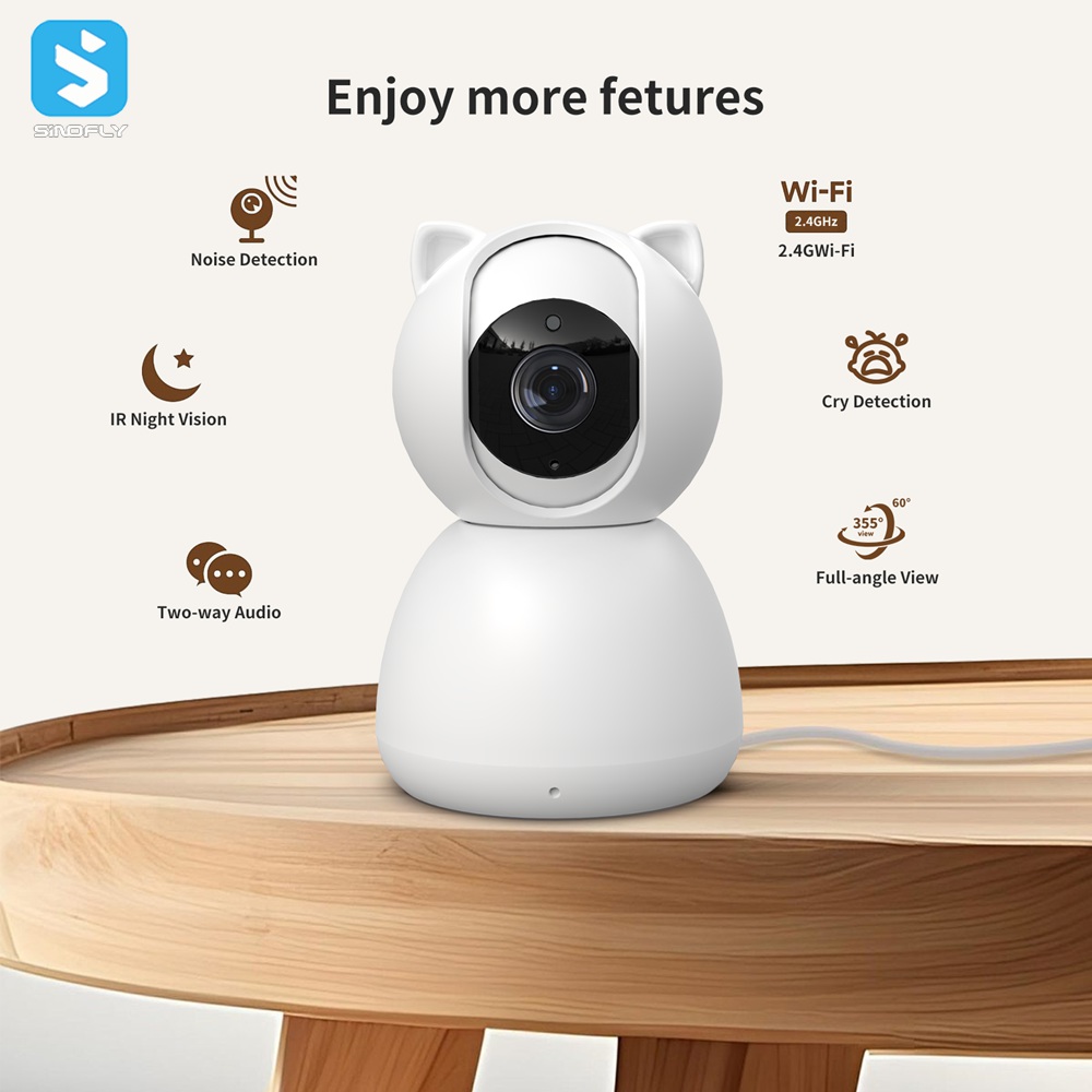 Privacy Guaranteed Smart Detection Quick Notification Alert Baby Monitor - Image 7