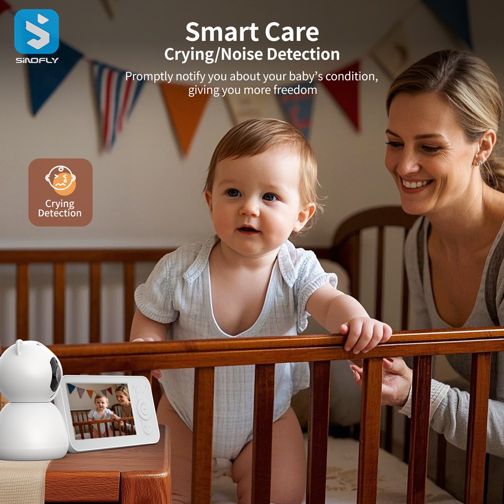 Privacy Guaranteed Smart Detection Quick Notification Alert Baby Monitor - Image 4
