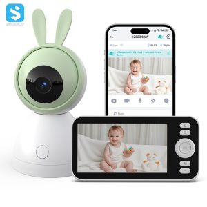 3MP Smart WiFi Baby Monitor Camera with APP Remote Control
